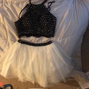 Two piece tulle dress